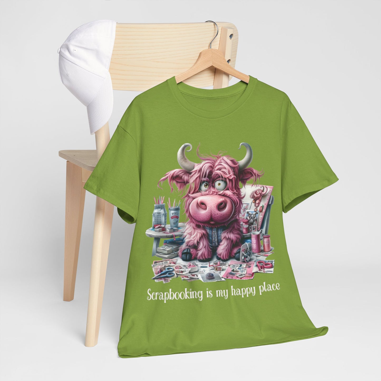 Highland Cow Scrapbooking Tee