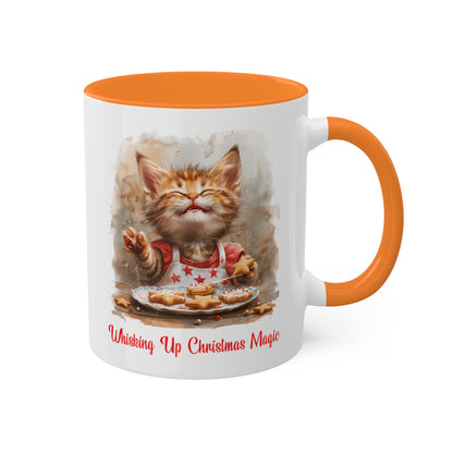 Cat Christmas Baker Mug