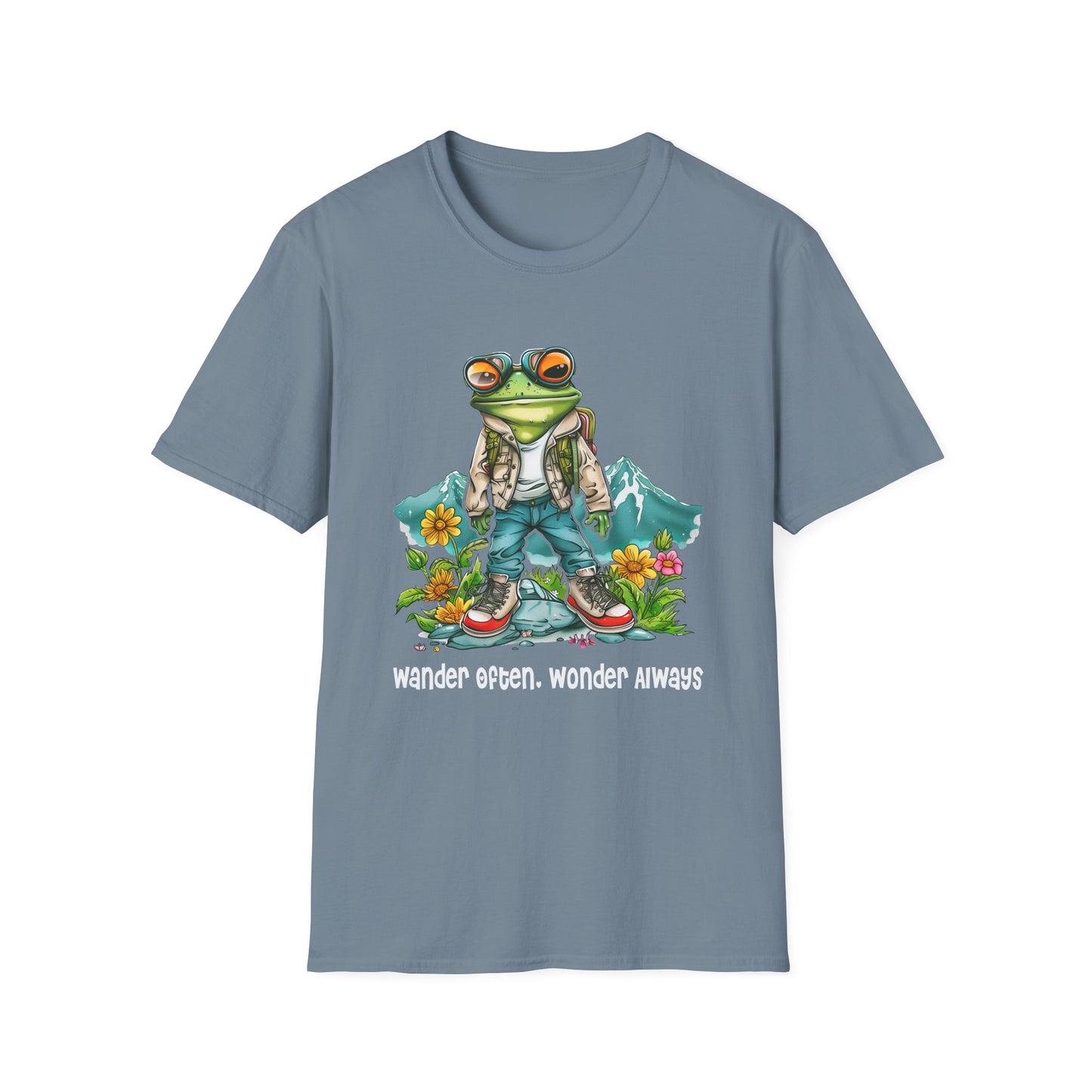 Frog Hiker Softstyle T-Shirt