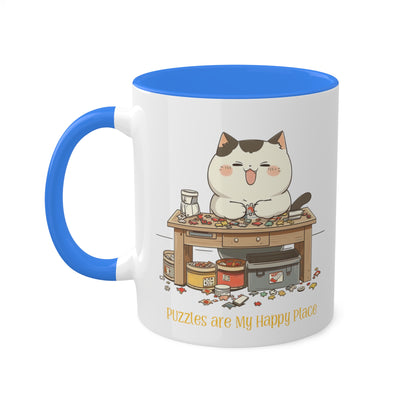 Cat Puzzler Mug