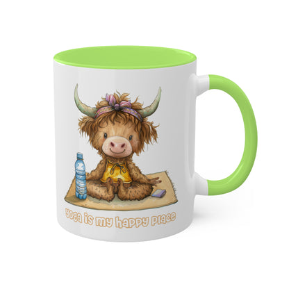 Highland Cow Yoga Mug