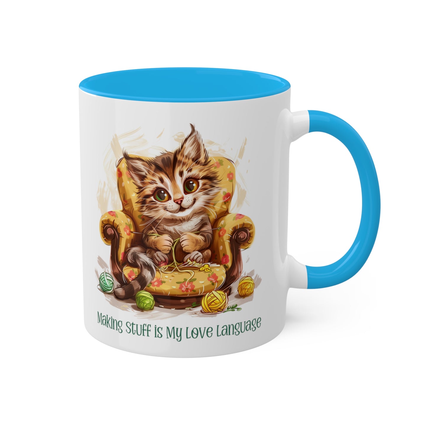 Cat Knitter Mug