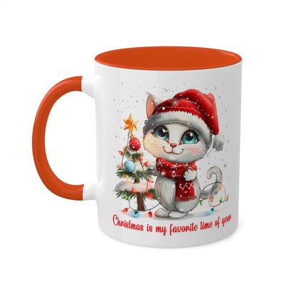 Cat Christmas Mug