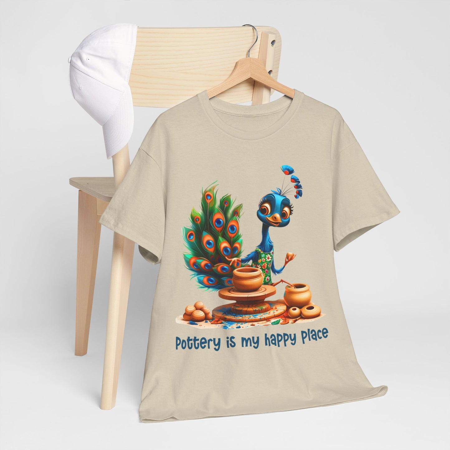 Peacock Pottery Tee