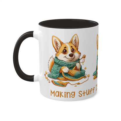 Corgi Crocheter Mug