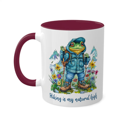 Frog Hiker Mug