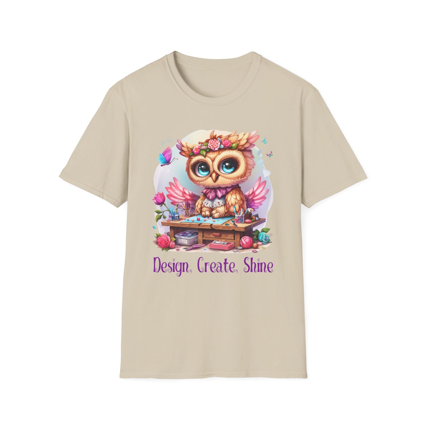 Owl Jewelry Making Softstyle T-Shirt