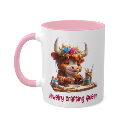 Highland Cow Jewelry Maker Mug