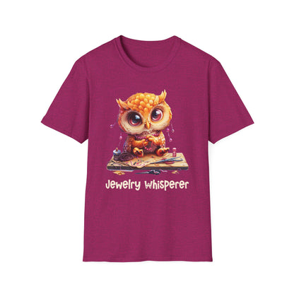 Owl Jewelry Making Softstyle T-Shirt