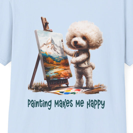 Poodle Painter Softstyle T-Shirt