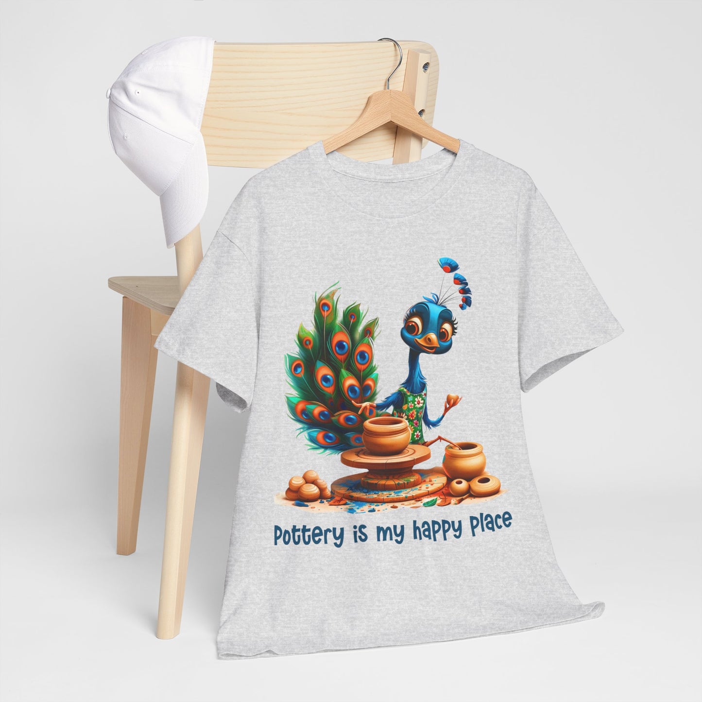 Peacock Pottery Tee