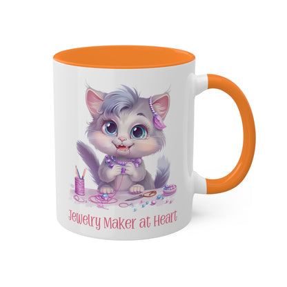 Kitty Cat Jewelry Maker Mug