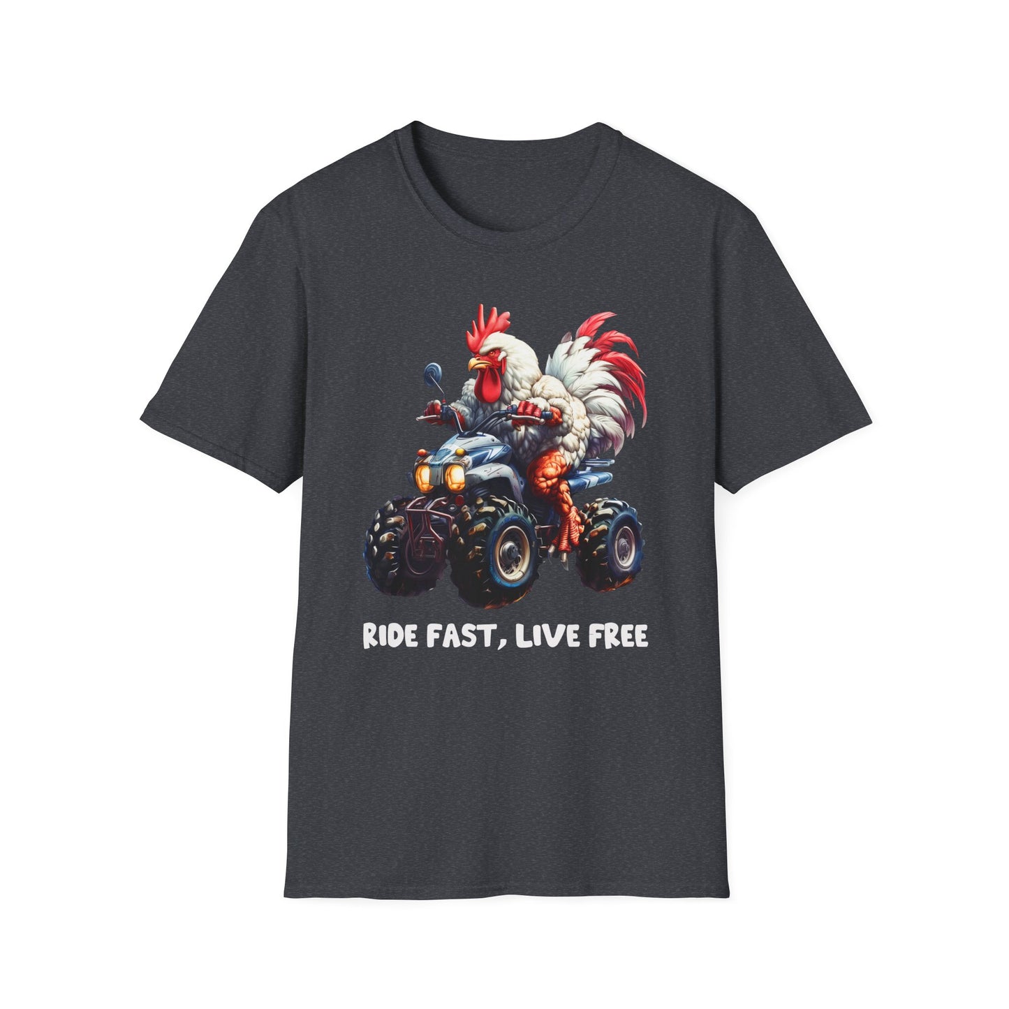 Chicken Quad Rider Softstyle T-Shirt