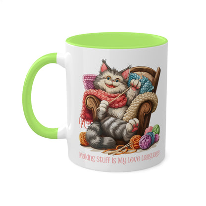 Cat Crocheter Mug