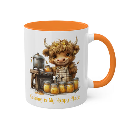 Highland Cow Canner Mug