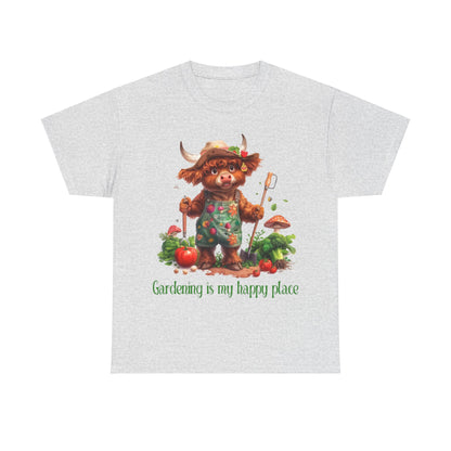 Highland Cow Gardener Tee