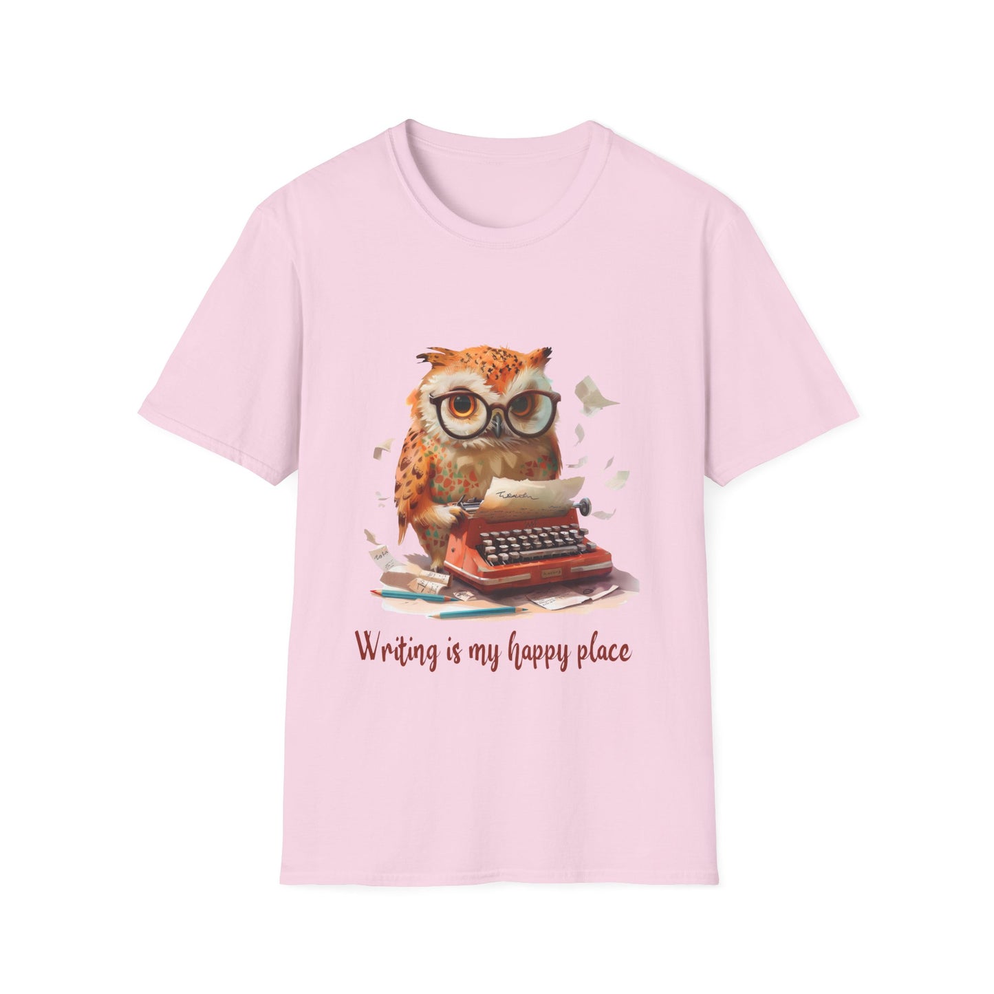 Owl Writer Softstyle T-Shirt