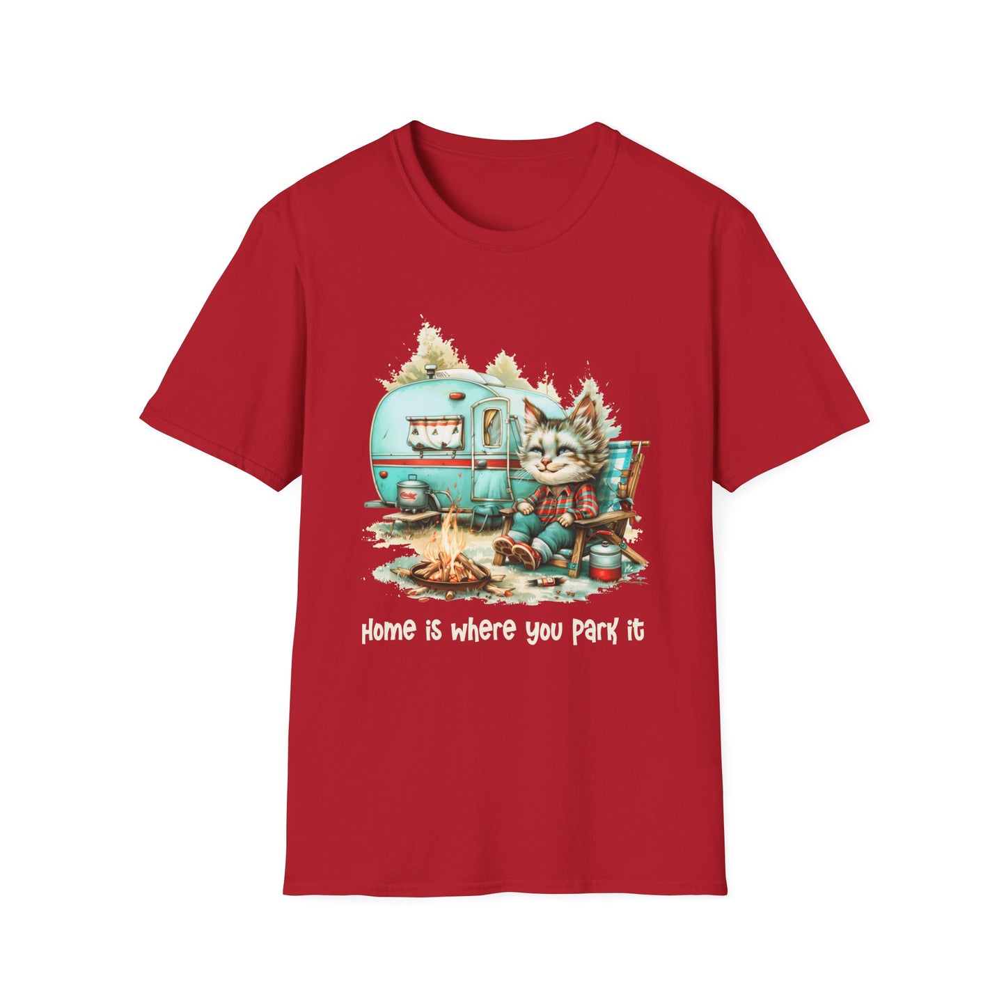 Cat Camper Softstyle T-Shirt