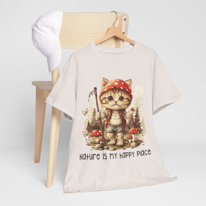 Cat Hiker Tee