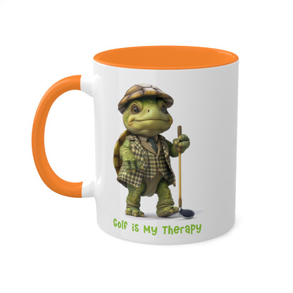 Turtle Golfing Mug