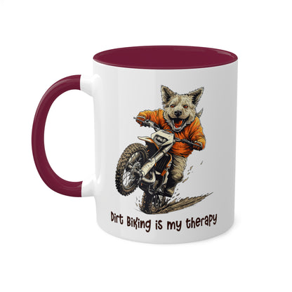 Wolf Dirt Biker Mug