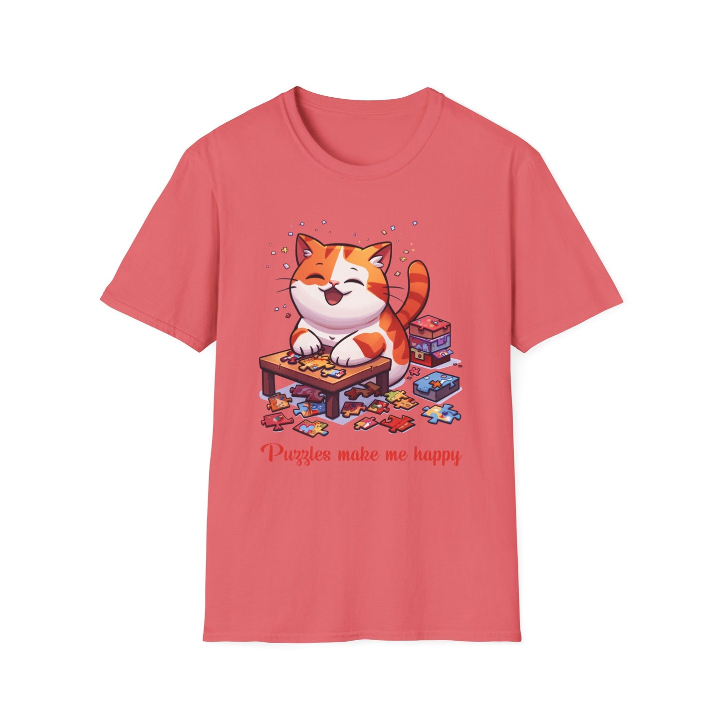 Cat Puzzler Softstyle T-Shirt