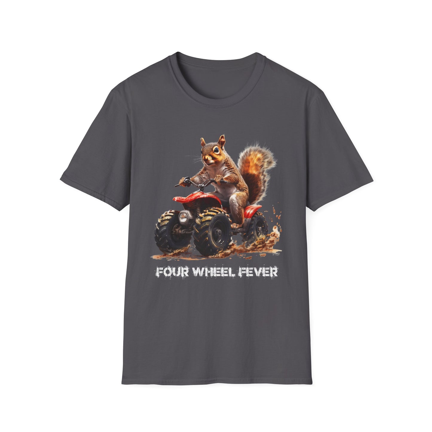 Squirrel Quad Rider Softstyle T-Shirt