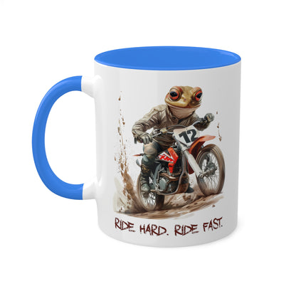 Frog Dirt Biker Mug