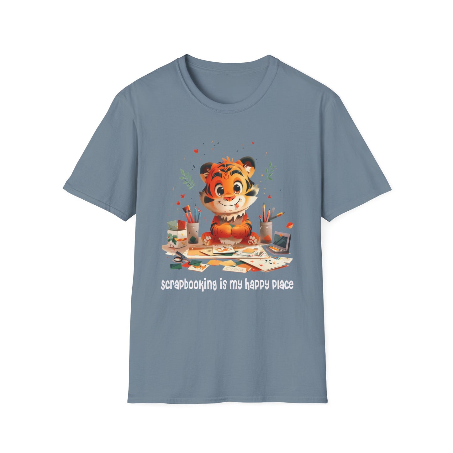 Tiger Scrapbooking Softstyle T-Shirt