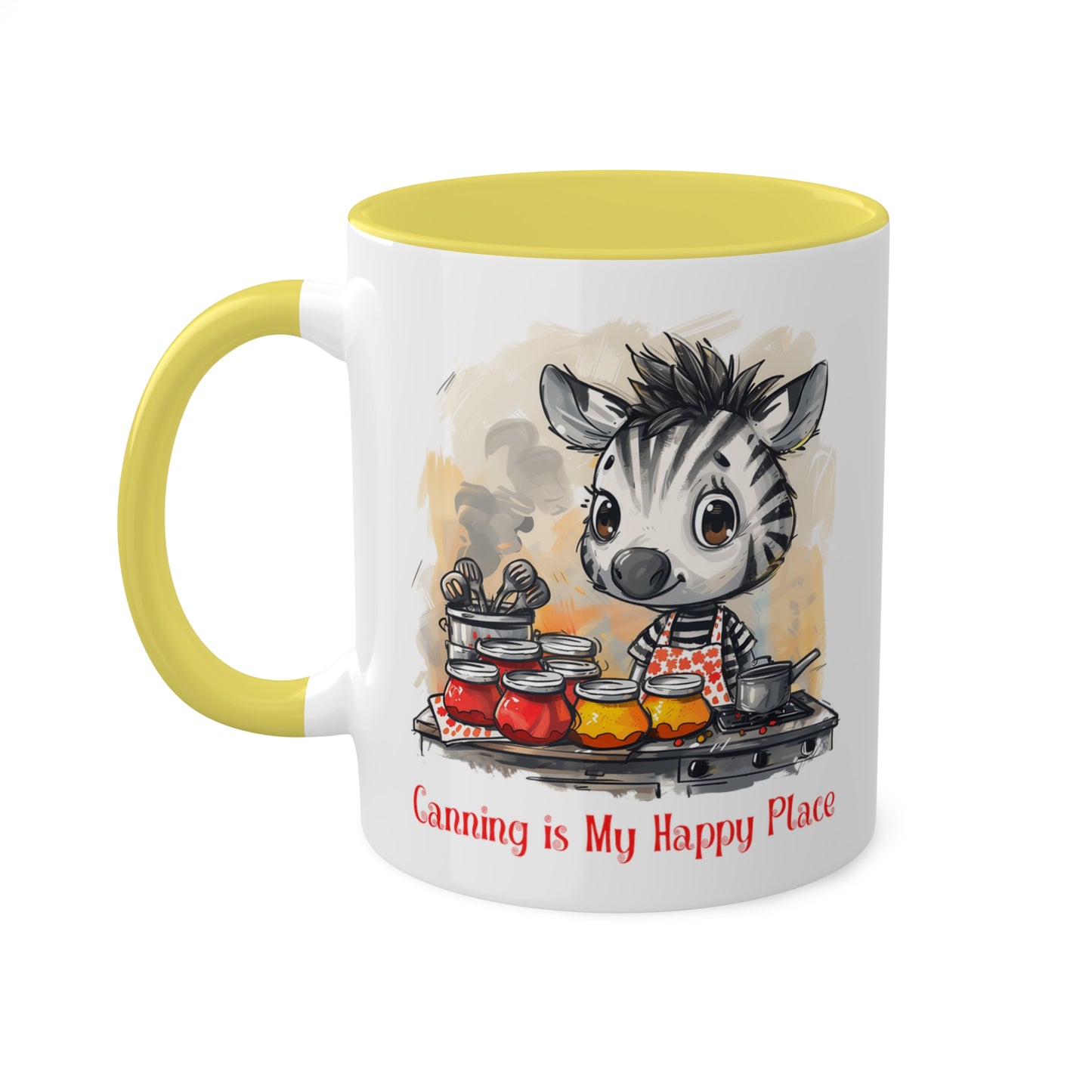 Zebra Canner Mug