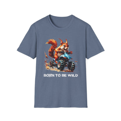 Squirrel Quad Rider Softstyle T-Shirt