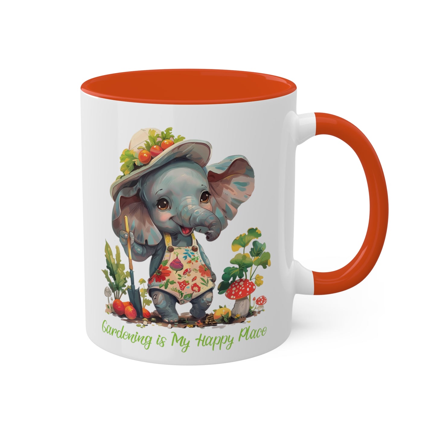 Elephant Gardener Mug