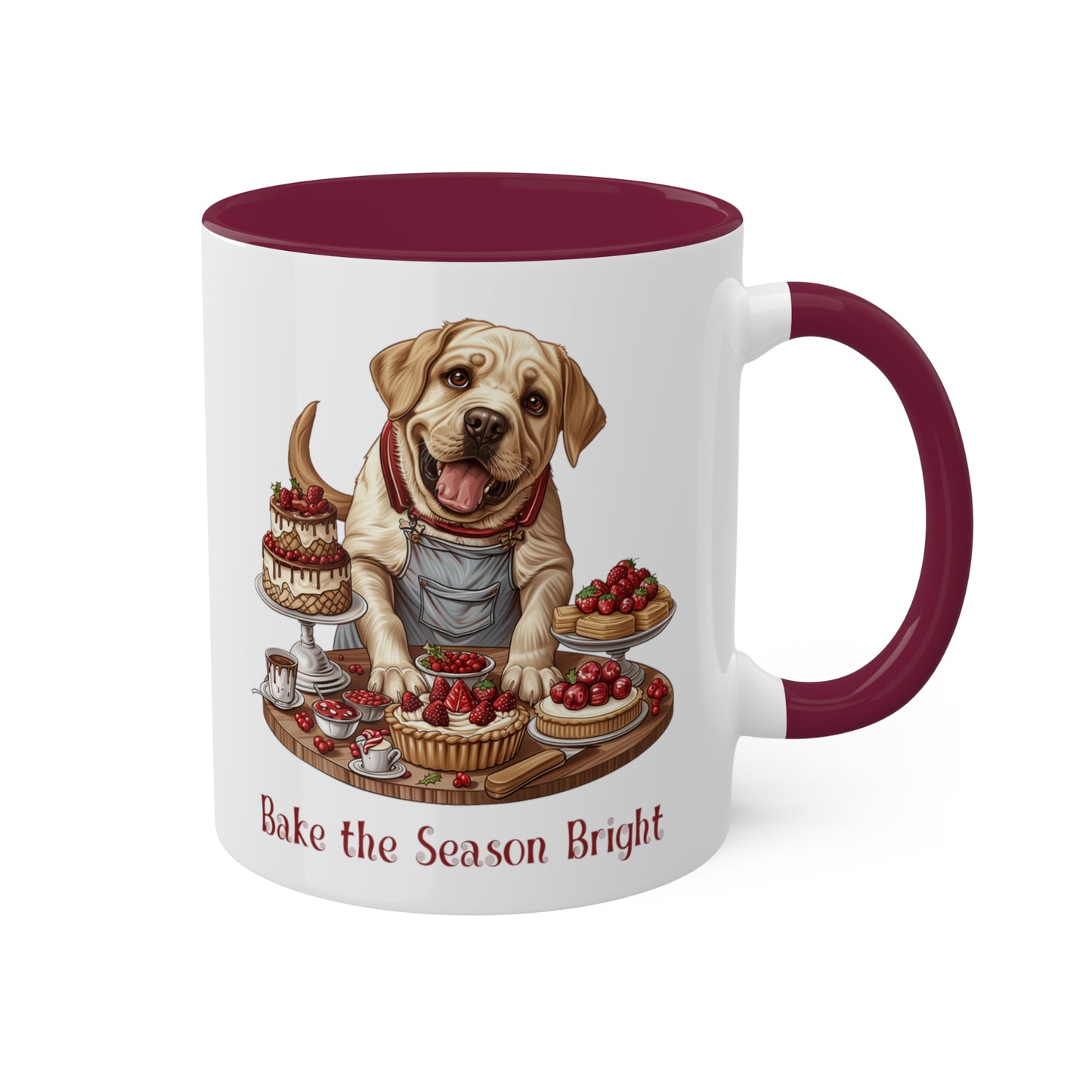 Dog Christmas Baker Mug