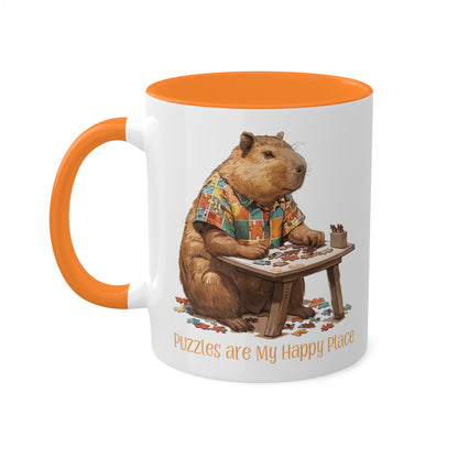 Capybara Puzzler Mug