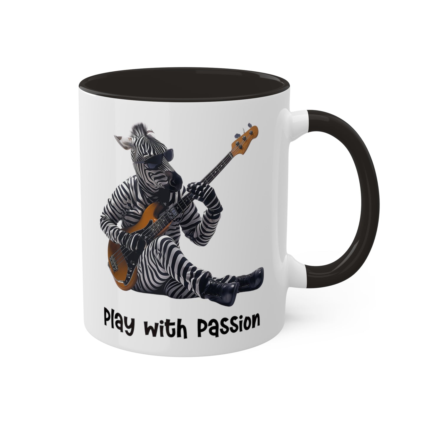 Zebra Musician Mug