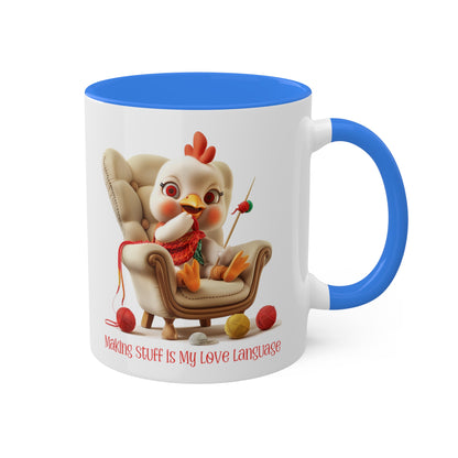 Chicken Crocheter Mug