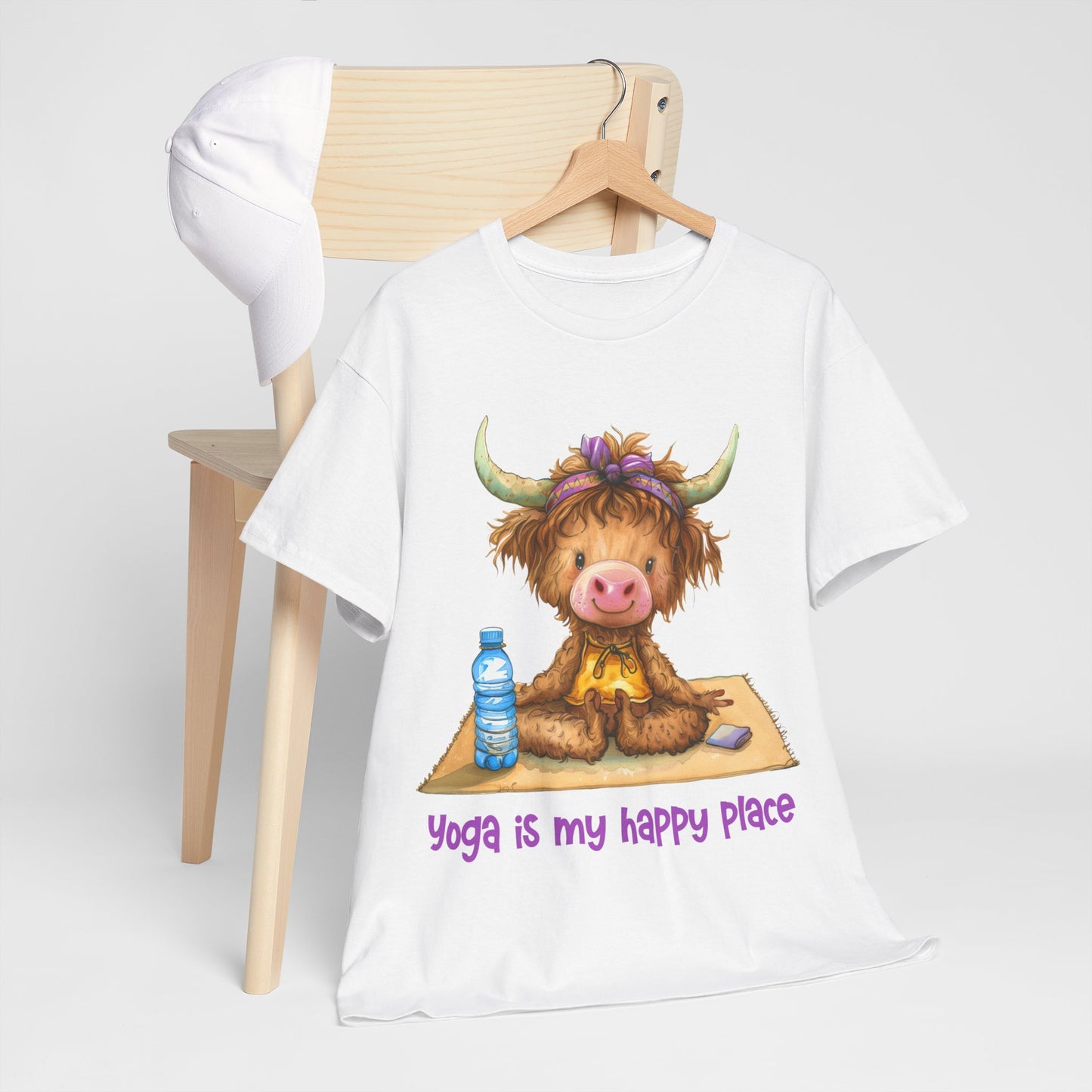 Highland Cow Yoga Tee