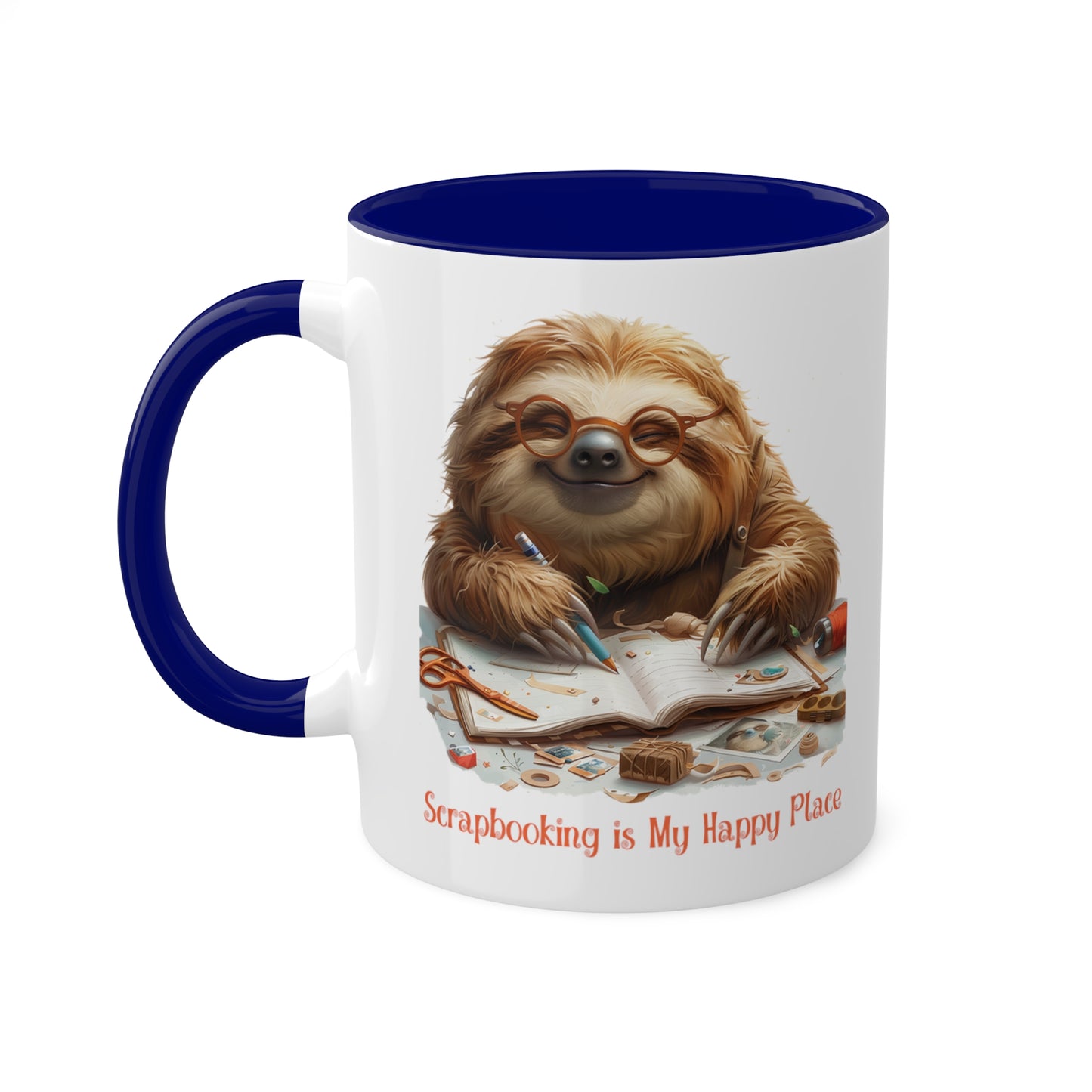 Sloth Scrapbooking Mug