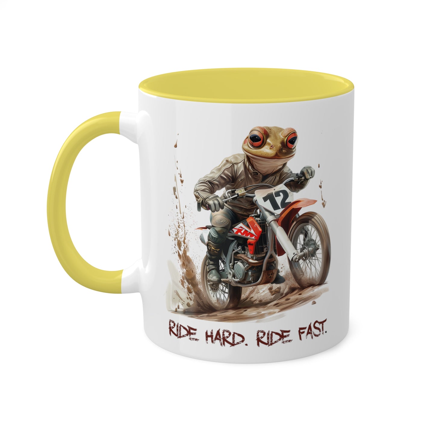 Frog Dirt Biker Mug