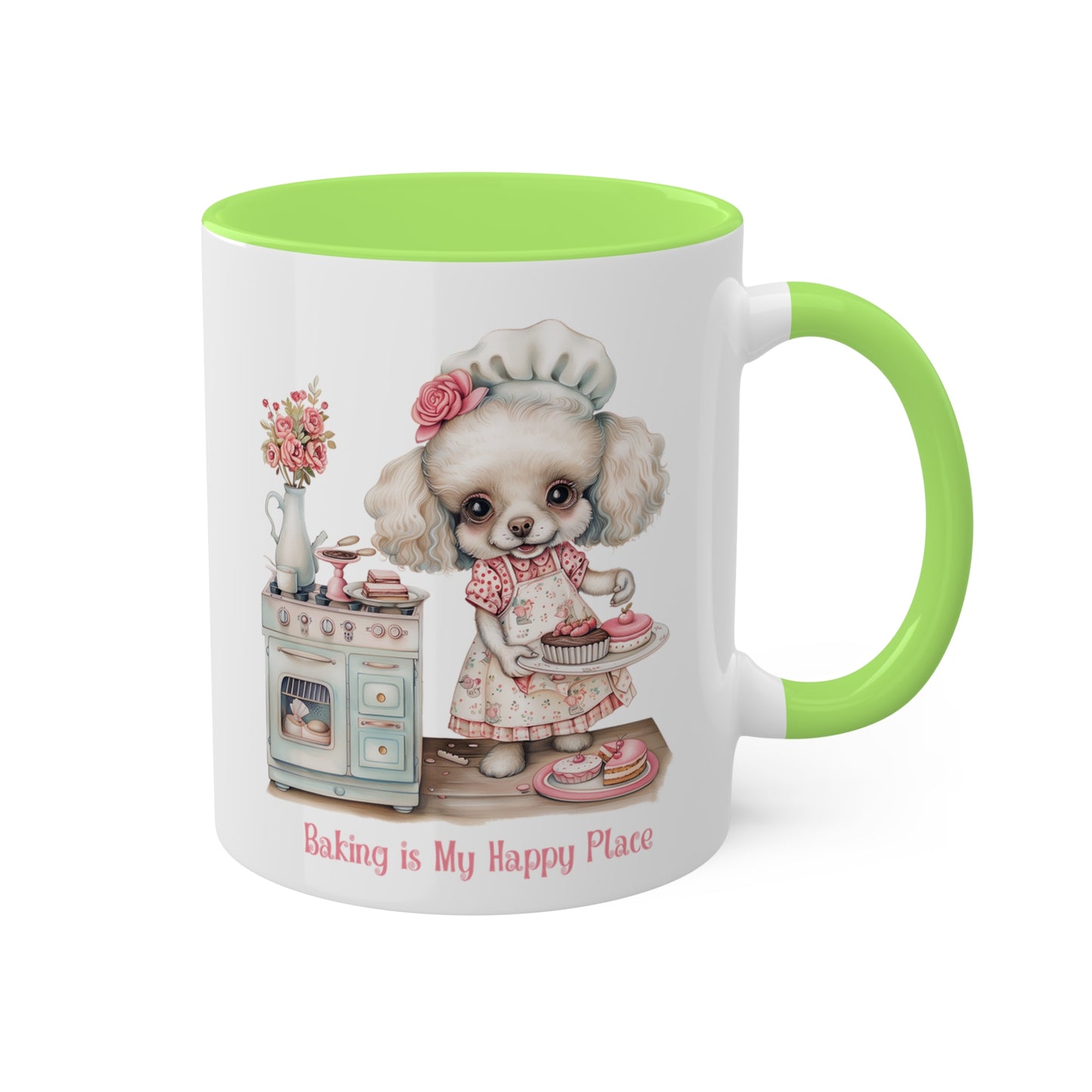 Poodle Baker Mug