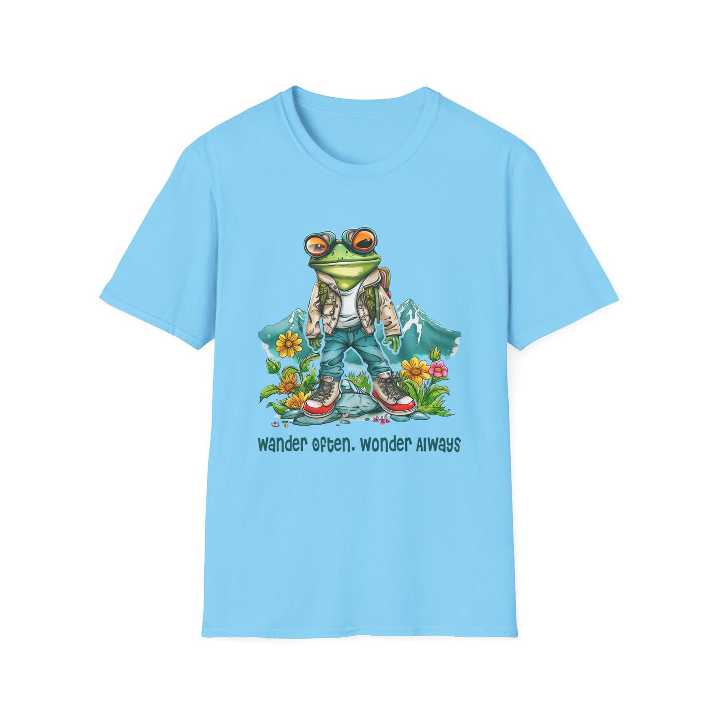 Frog Hiker Softstyle T-Shirt