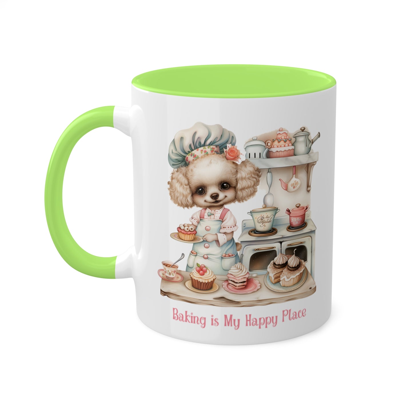 Poodle Baker Mug