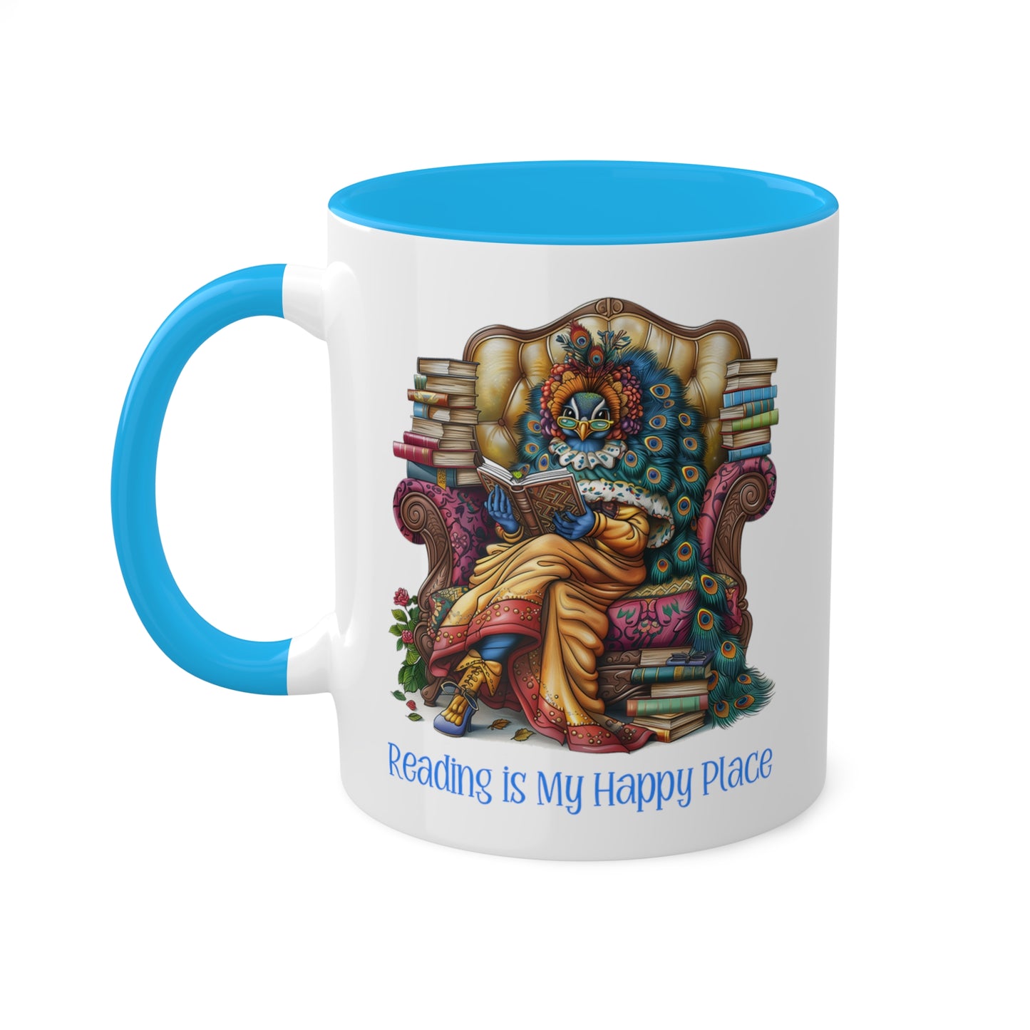 Peacock Reading Mug