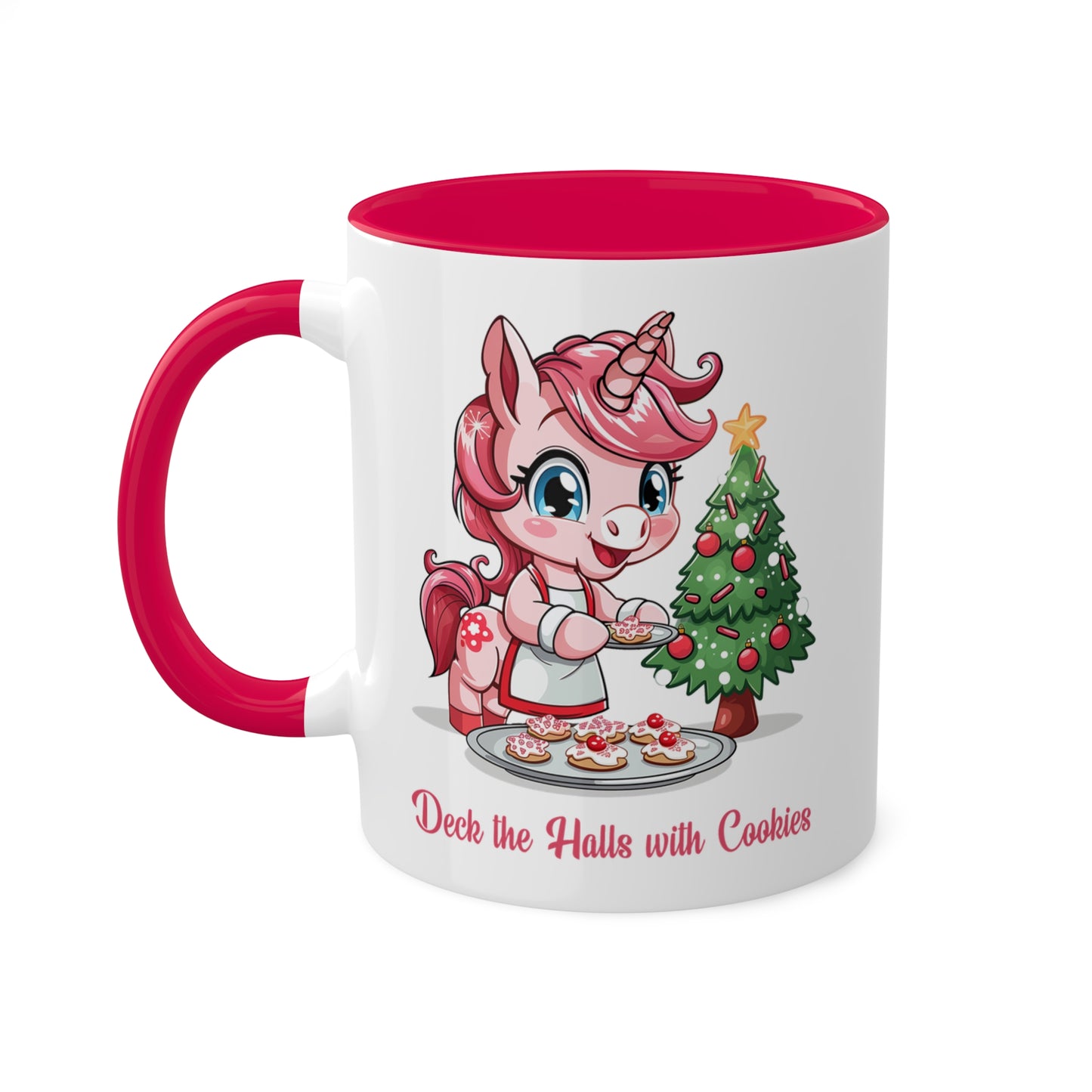 Unicorn Christmas Baker Mug