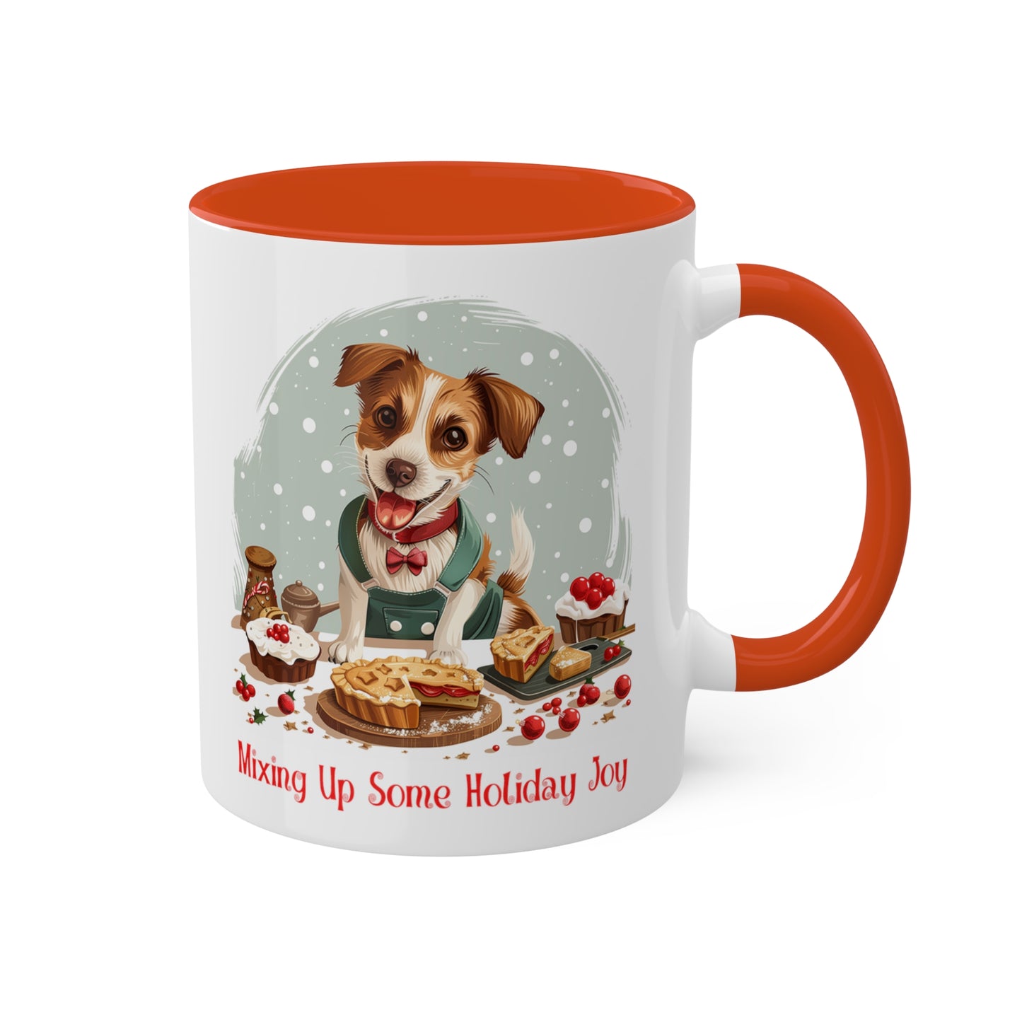 Dog Christmas Baker Mug