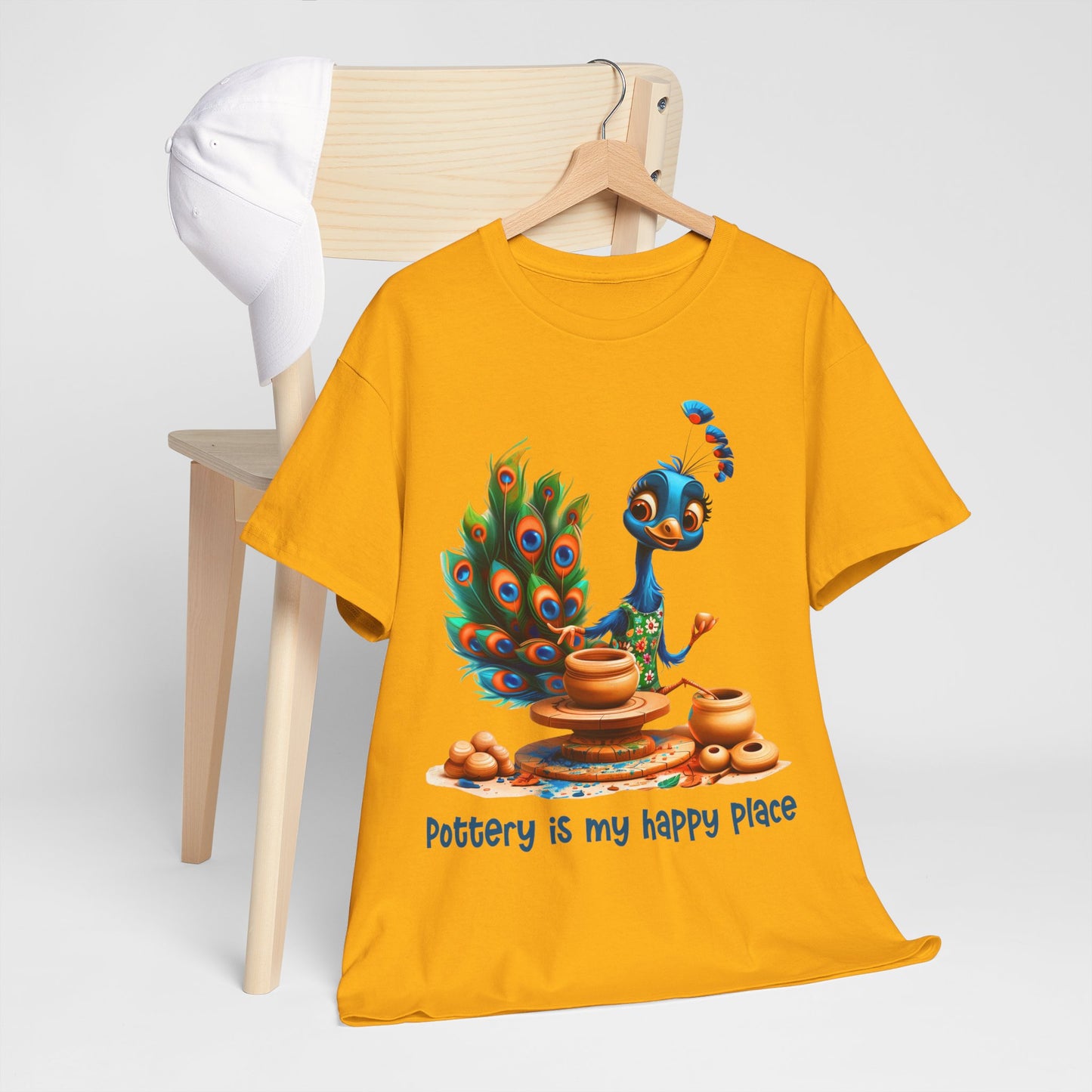 Peacock Pottery Tee