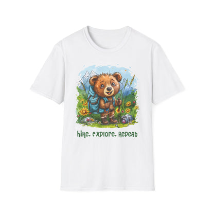 Bear Hiker Softstyle T-Shirt