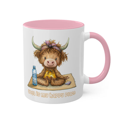 Highland Cow Yoga Mug