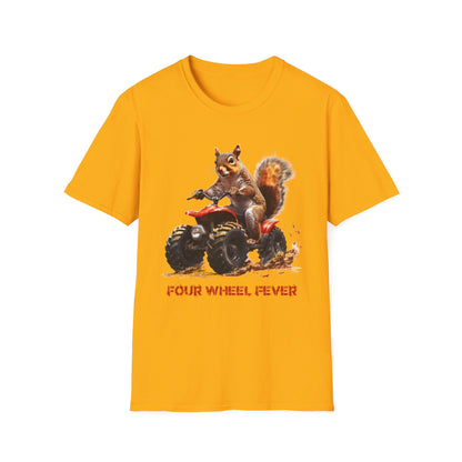 Squirrel Quad Rider Softstyle T-Shirt