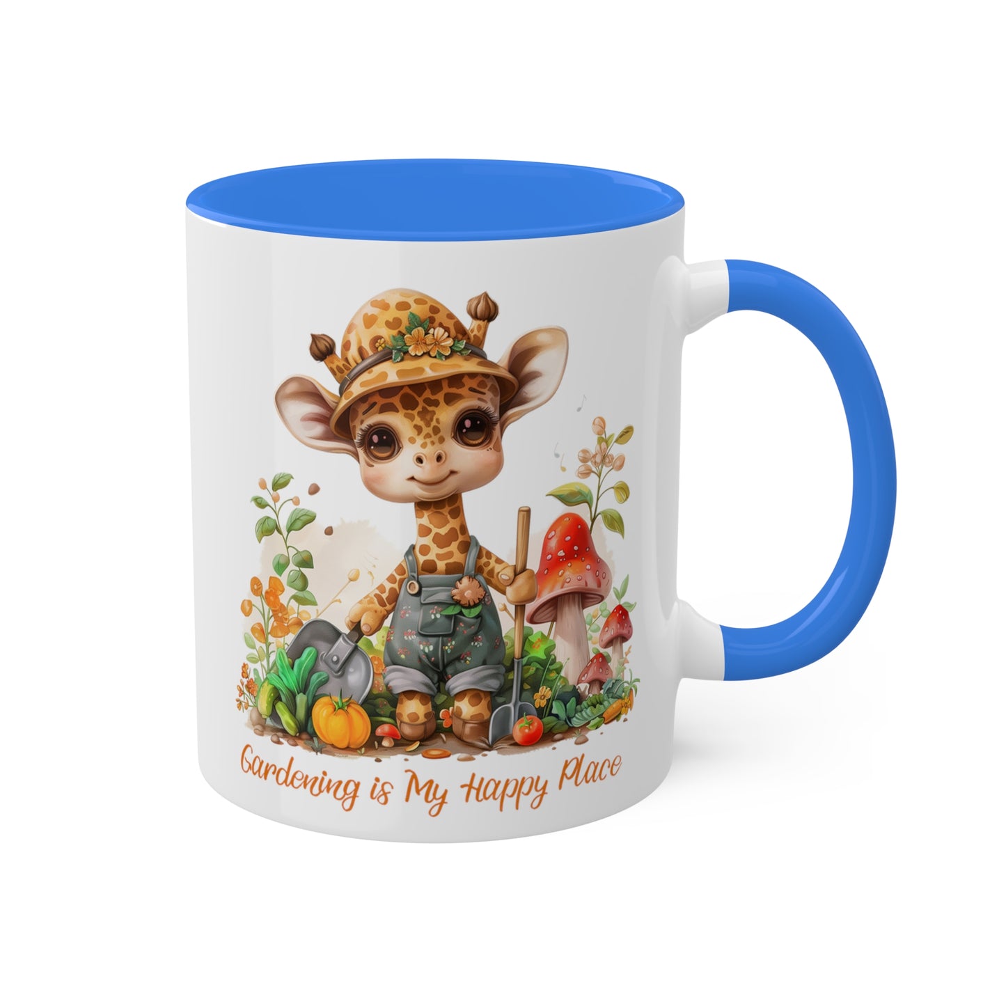 Giraffe Gardener Mug